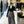 Colorblock Pleated Blazer Pants 2PC Set