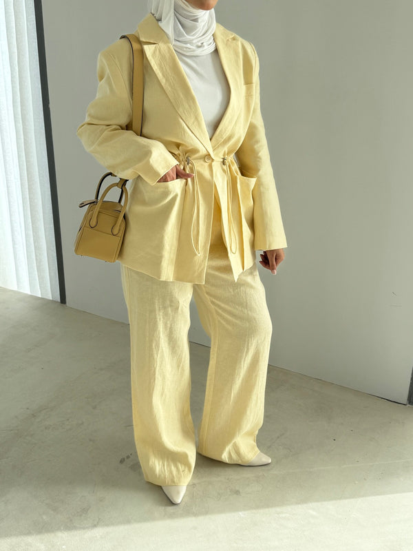 2PC Waist Drawstring Set