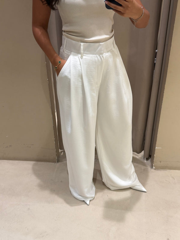 Lace-up White Set