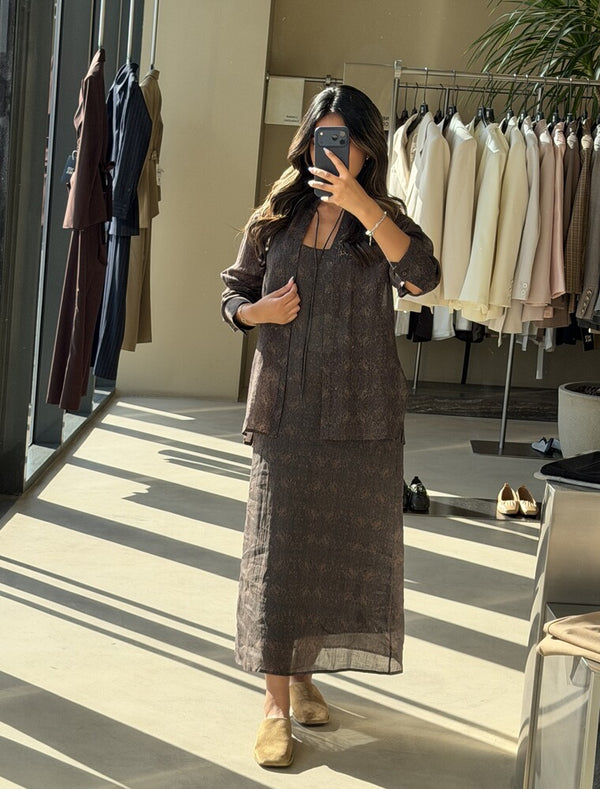 Vintage Shirt Dress Set