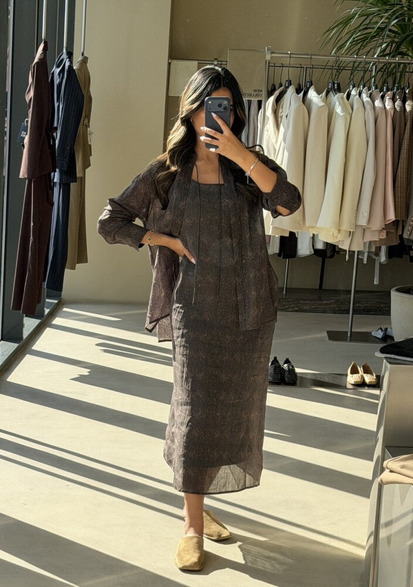 Vintage Shirt Dress Set