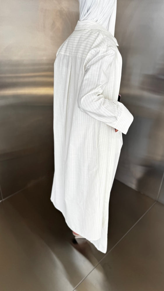 Striped Long Shirt + Pants Set