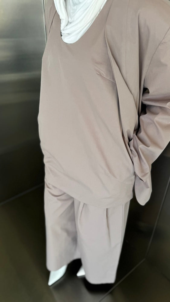 Pleated Pants 3PC Set