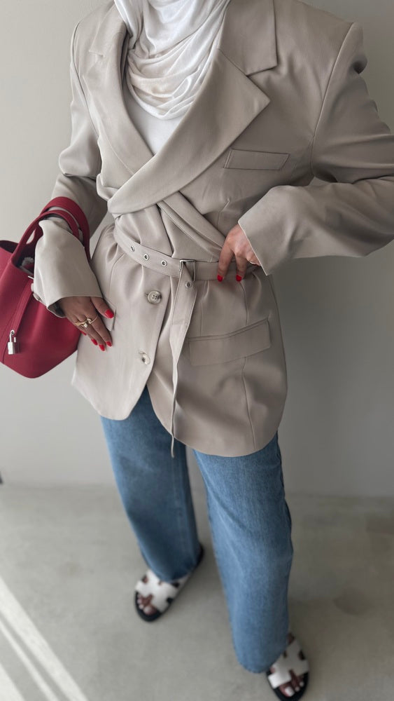 Collar Strap Blazer