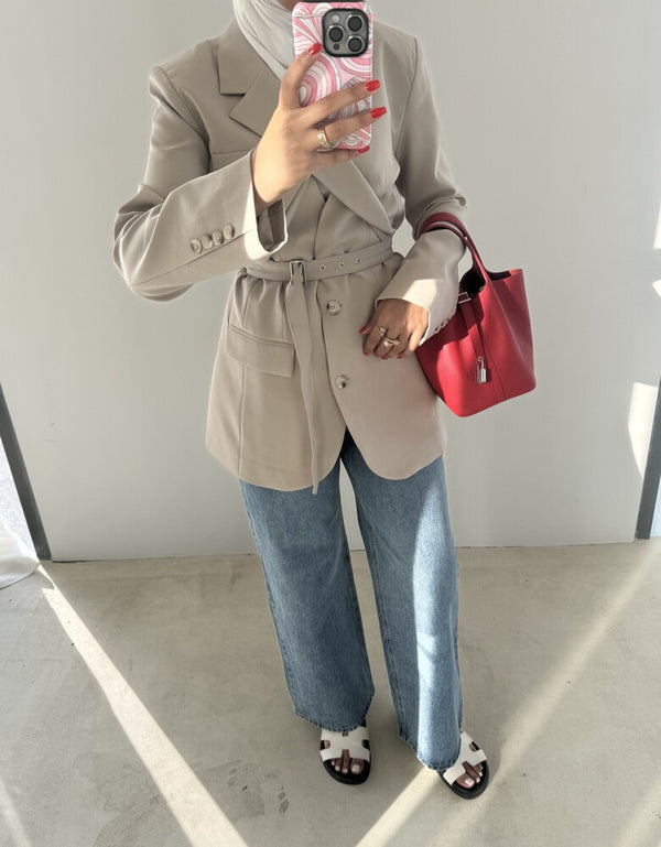 Collar Strap Blazer