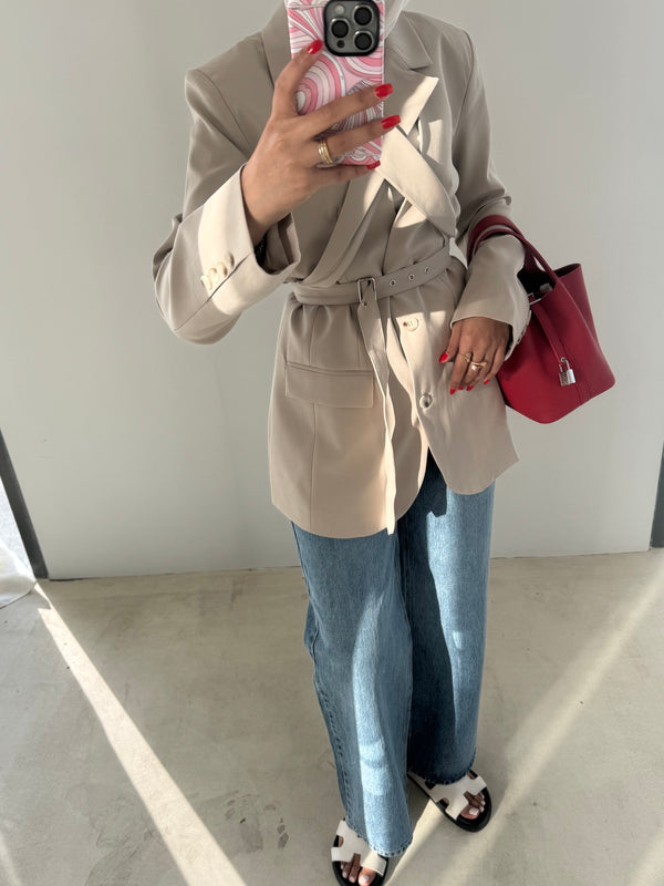 Collar Strap Blazer