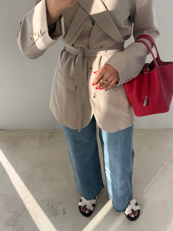 Collar Strap Blazer