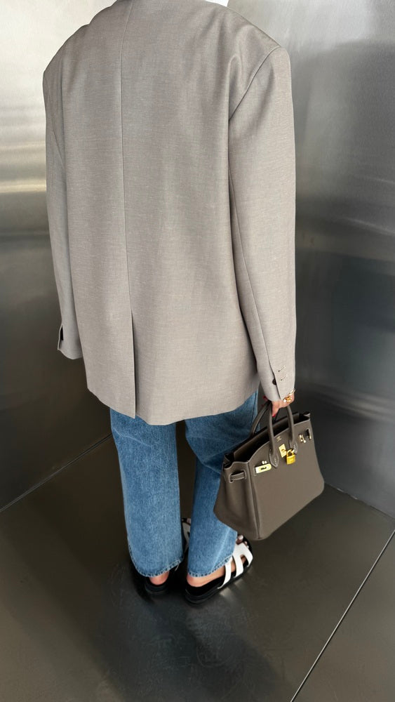 Asymmetrical Collar Blazer