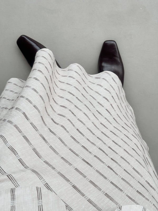 Skirt Suit 3 Pieces Striped