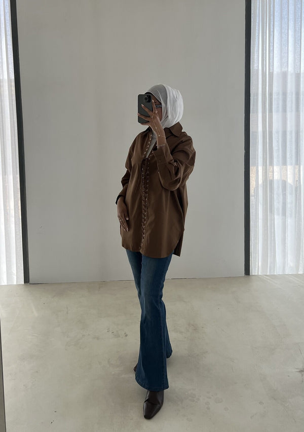 Front Lace Shirt