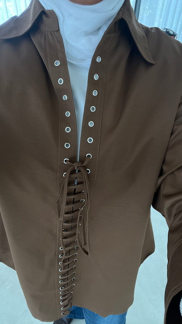 Front Lace Shirt