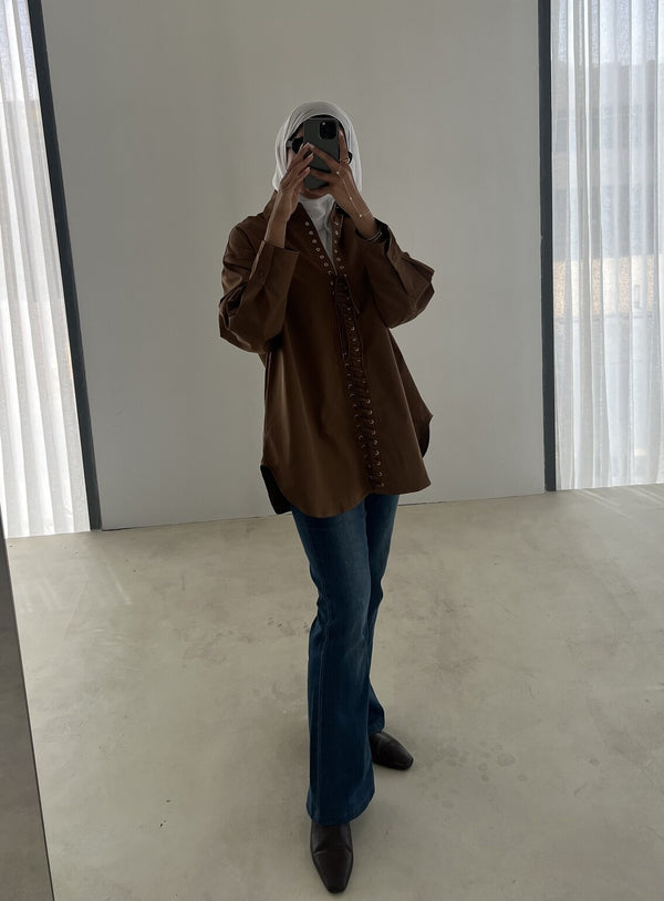 Front Lace Shirt