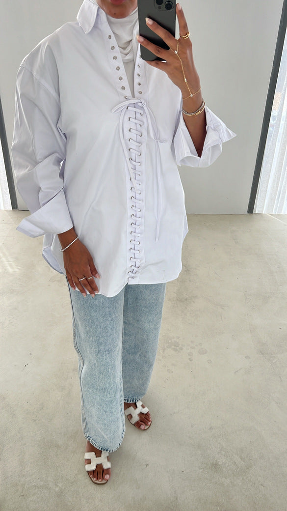 Front Lace Shirt