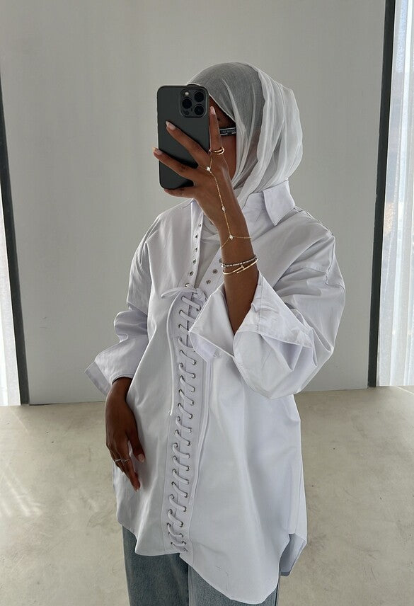 Front Lace Shirt