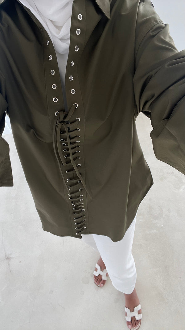 Front Lace Shirt
