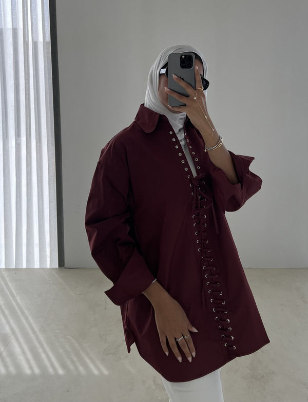 Front Lace Shirt