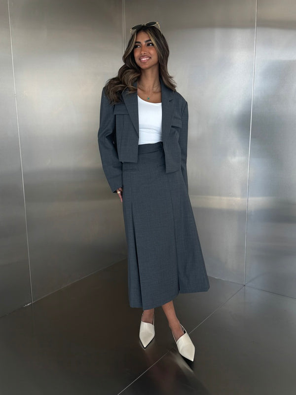 Pleated Skirt Set