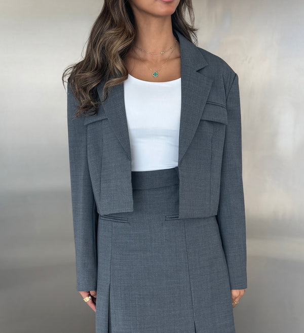 Pleated Skirt Set