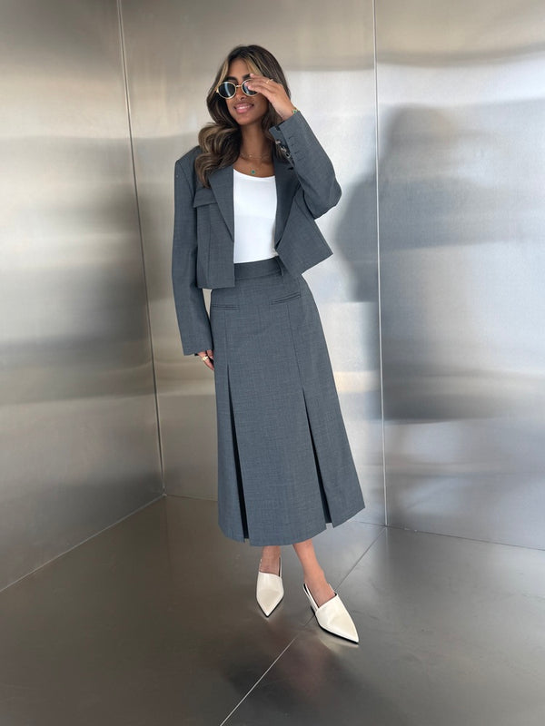 Pleated Skirt Set