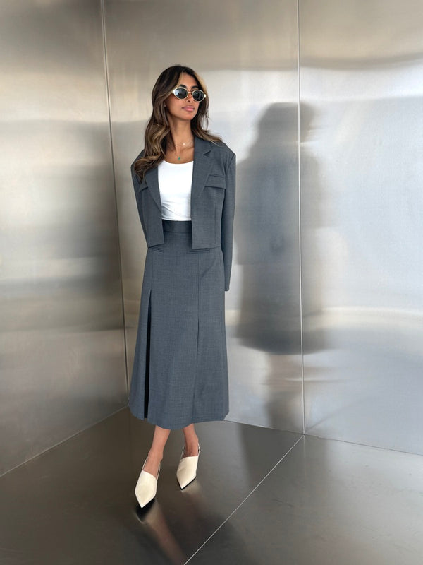 Pleated Skirt Set