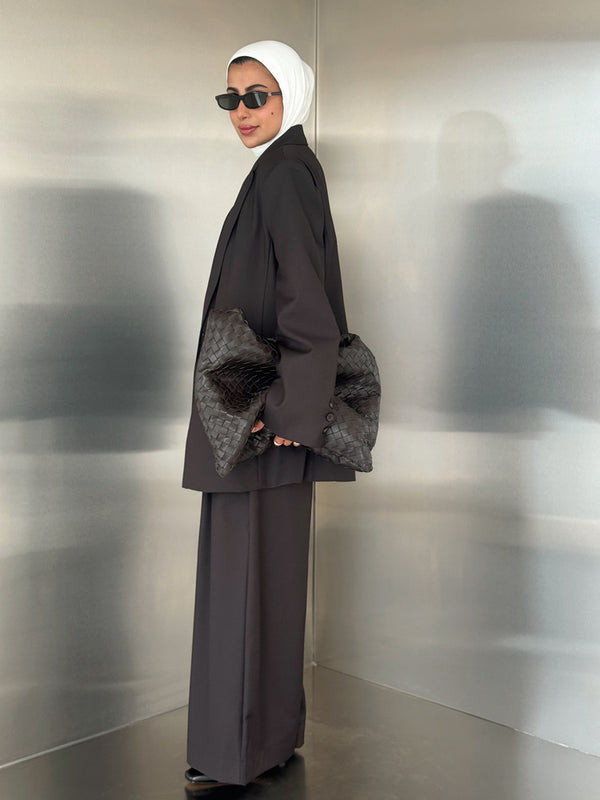 3PC Blazer Set w/ Waist Wrap