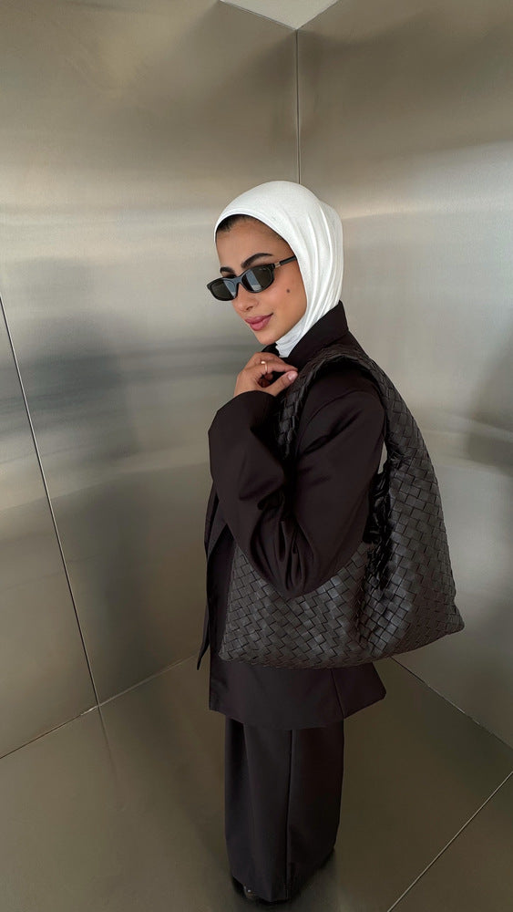 3PC Blazer Set w/ Waist Wrap