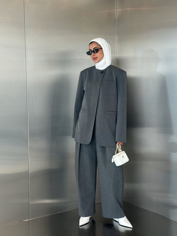 Minimalist One Button Suit