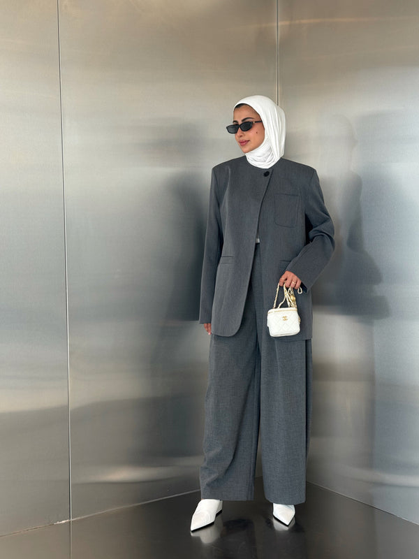 Minimalist One Button Suit