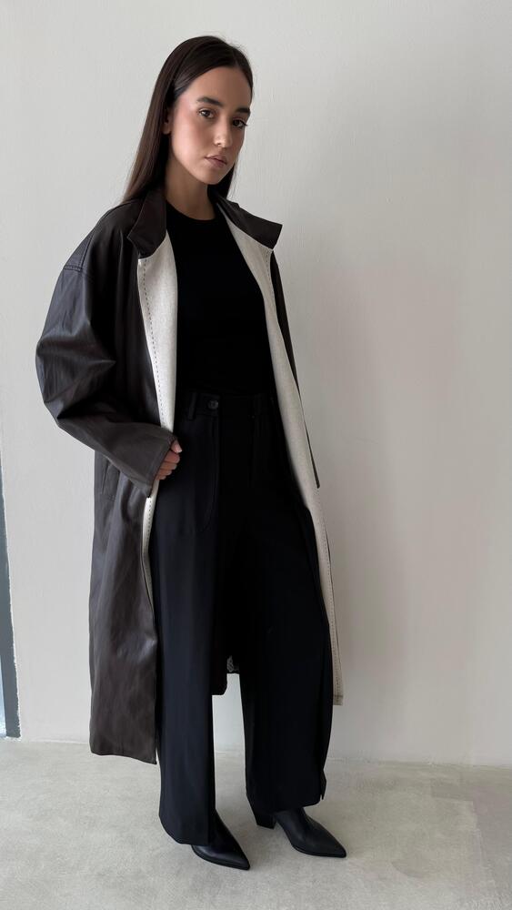 Long Line Stitch Leather