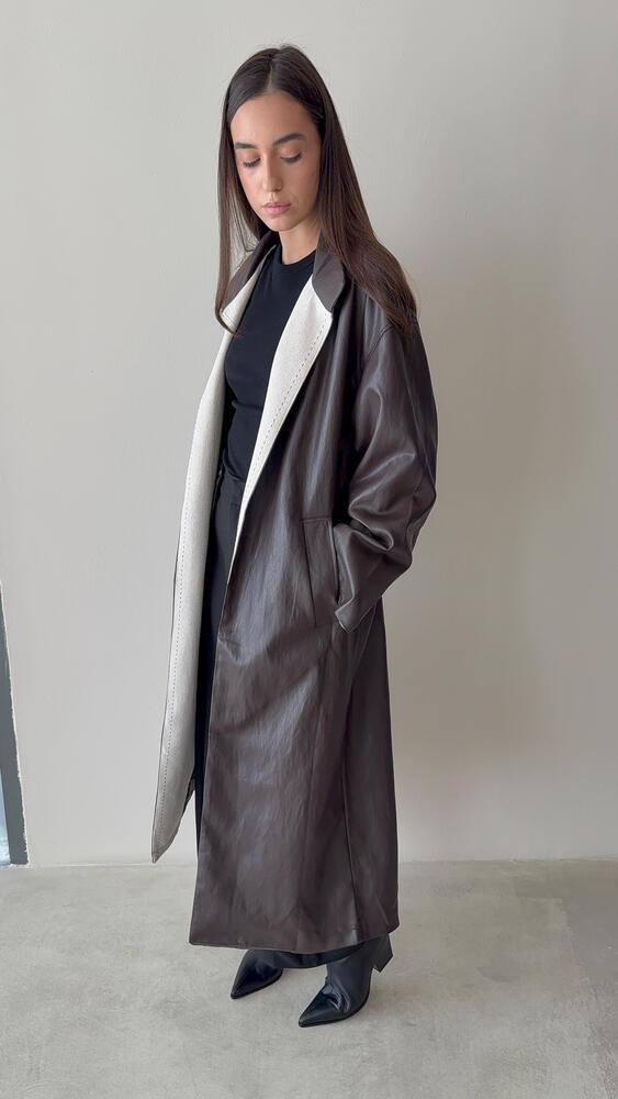 Long Line Stitch Leather