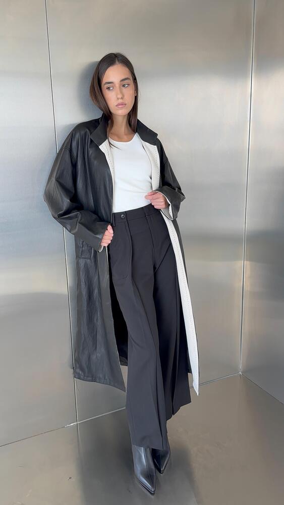 Long Line Stitch Leather