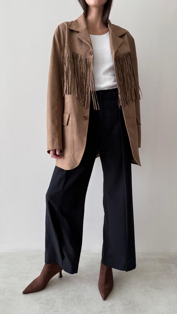 Tassel Suede Jacket