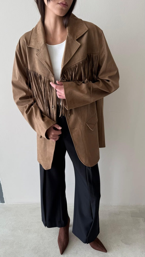 Tassel Suede Jacket