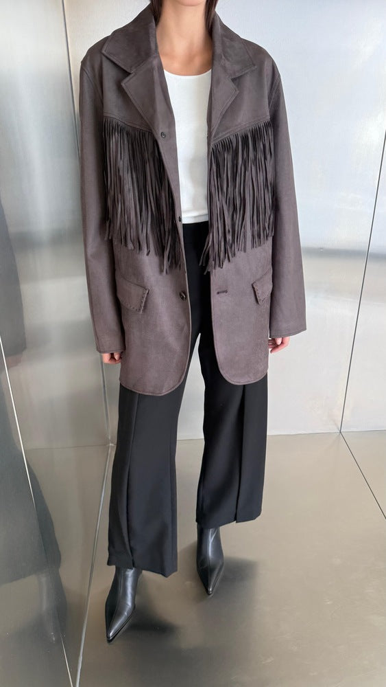Tassel Suede Jacket
