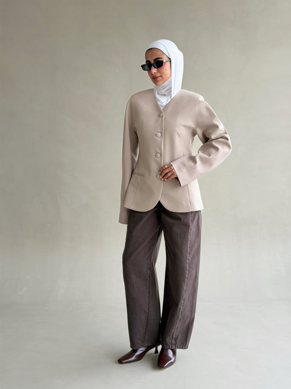 Uncollared Blazer