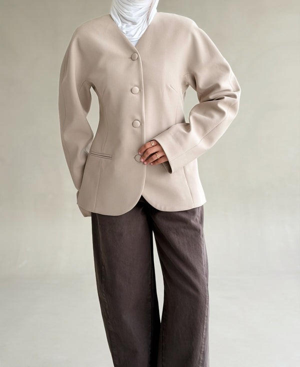 Uncollared Blazer