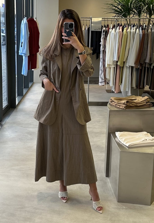 Sleeveless  Dress + Blazer Sets