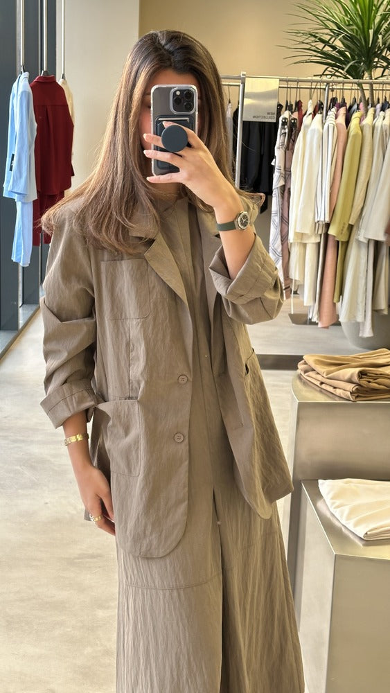 Sleeveless  Dress + Blazer Sets
