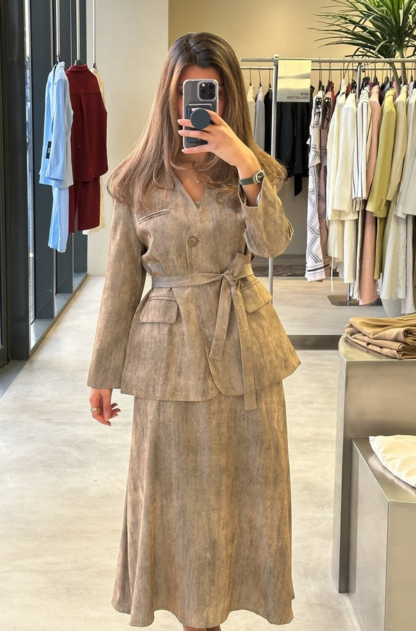 Tie Dye Women's Dress Set