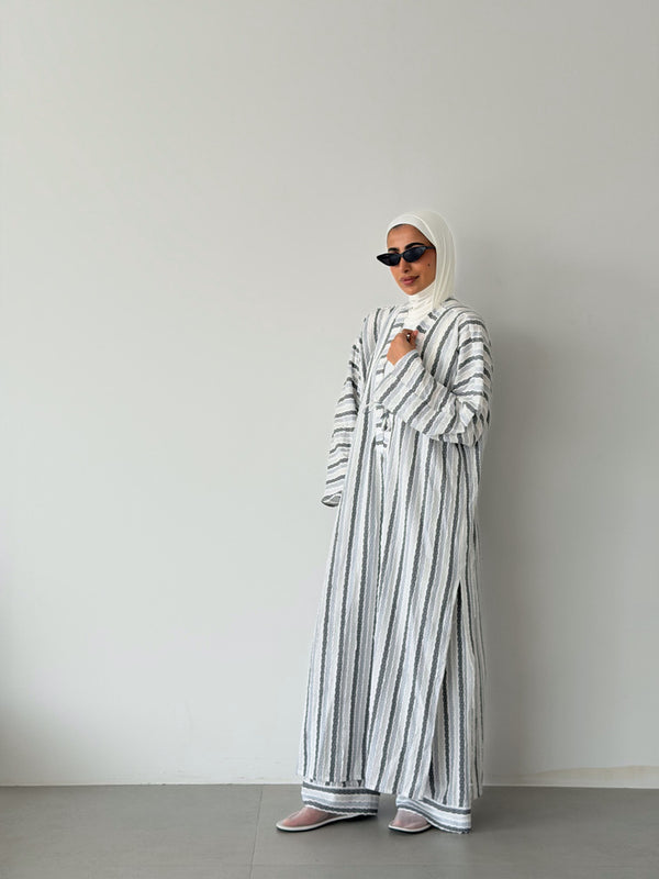 Stripe Tunic Dress  Set