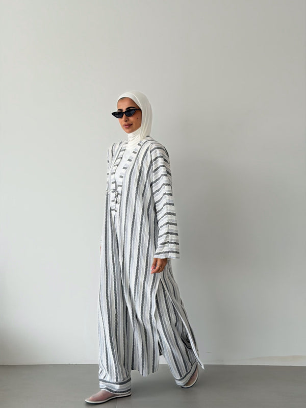 Stripe Tunic Dress  Set