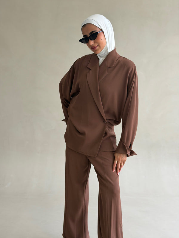 Batwing Sleeves Blazer & Pants
