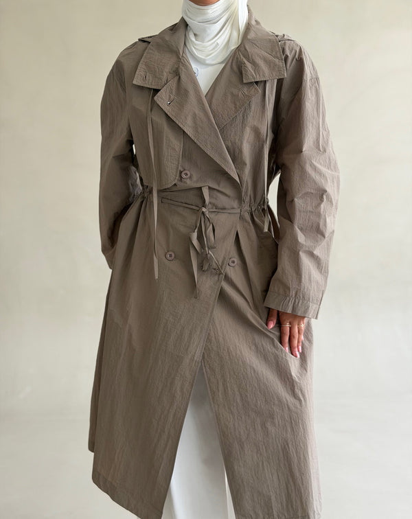 Lightweight Utility Trench Coat