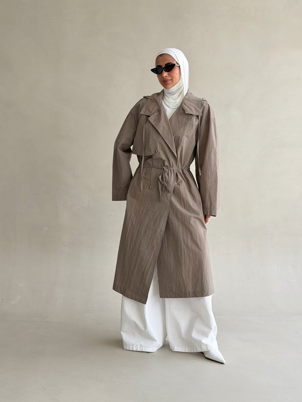 Lightweight Utility Trench Coat