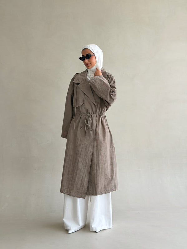 Lightweight Utility Trench Coat