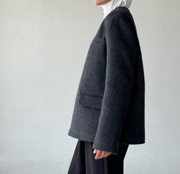 Vintage Wool Pullover Jacket