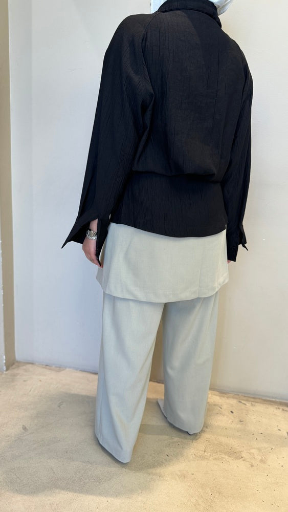 2-in-1 Irremovable Skirt Pants Set