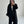 Belted Long Woolen Coat w/ Fur Cuffs