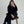 Belted Long Woolen Coat w/ Fur Cuffs
