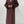 6 Buttons Maroon Woolen Coat w/ Fur Cuffs